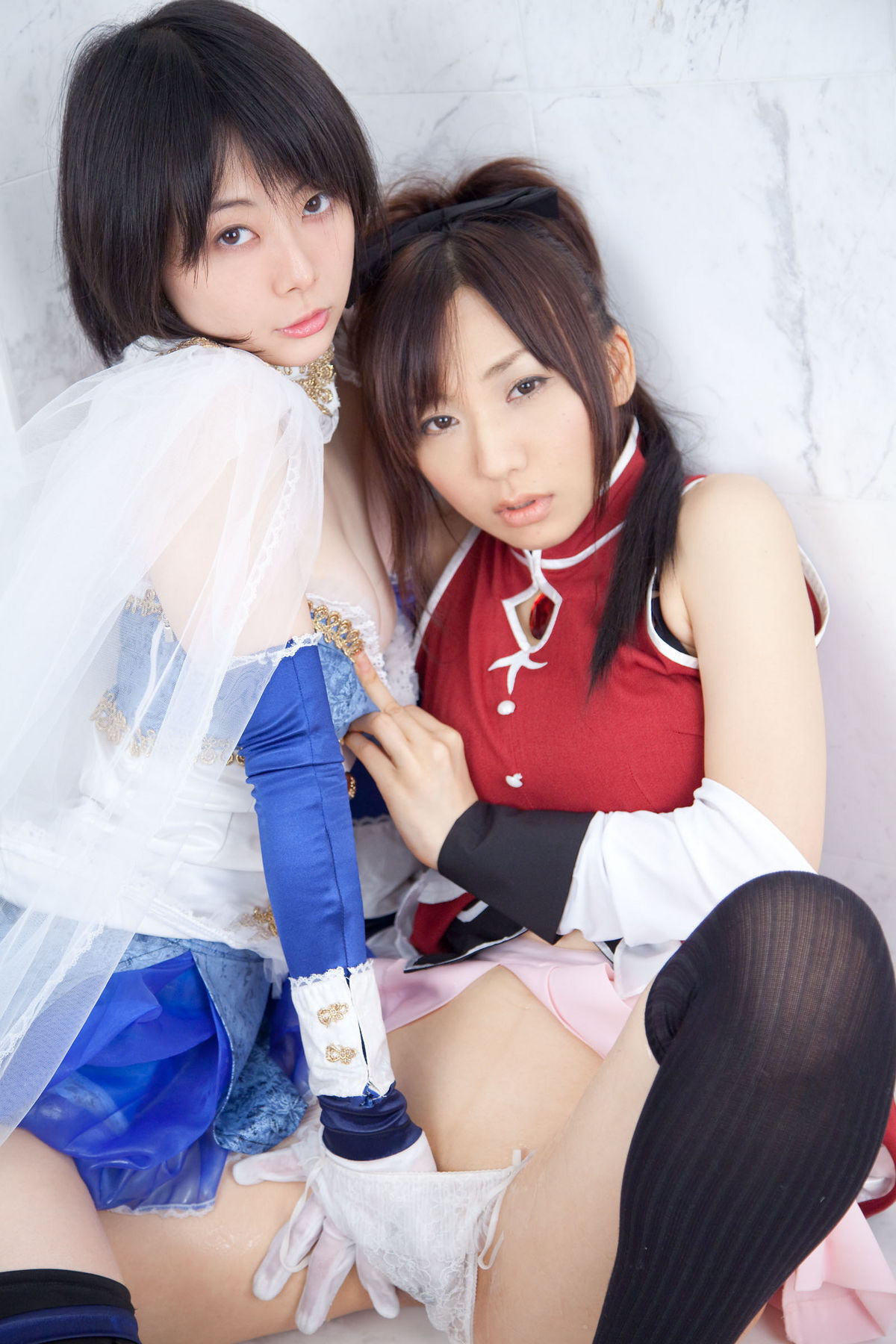(C80) (コスプレ)   Sayaka and Kyoko  CosPlay制服诱惑套图